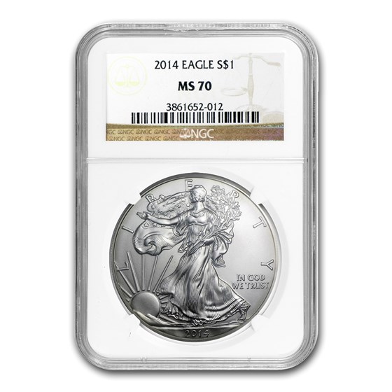 2014 Silver American Eagle MS-70 NGC 2014 Silver American Eagle MS-70 NGC